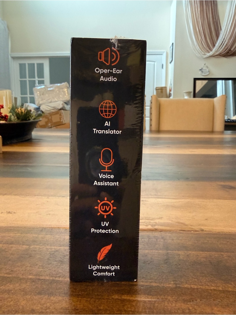Smart Audio Glasses - Black - AI Translator Wearable - Picture 3 of 3